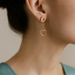 گوشواره قلبی کارتیر